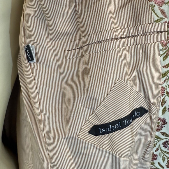 Isabel Toledo Wrap Coat, Size 8 - Picture 5 of 10